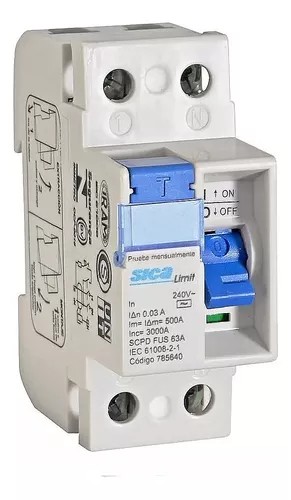 DISYUNTOR DIFERENCIAL 2X25 SICA – Tolosa Refrigeración